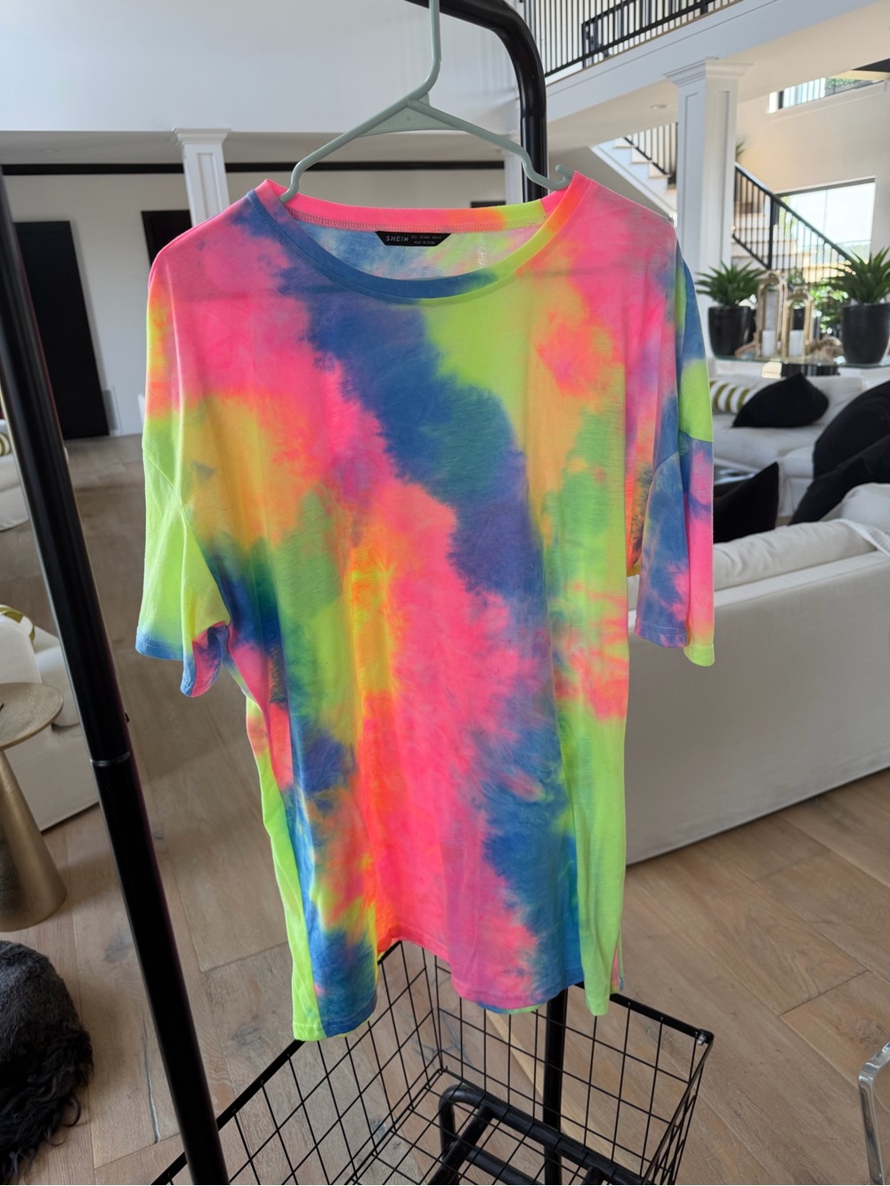 Neon Tie-Dye Short Sleeve Tee — Multicolor